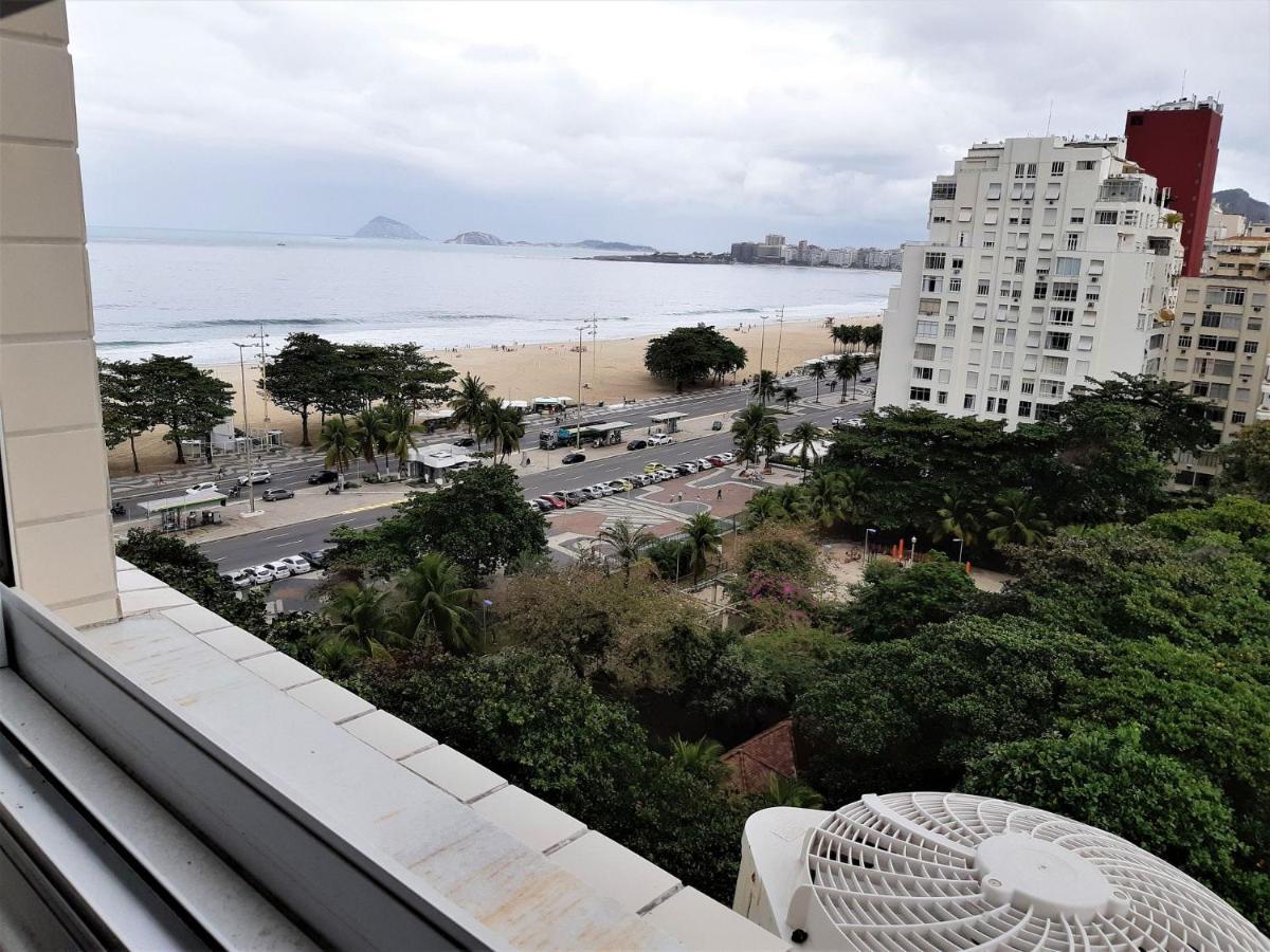 Rio De Janeiro, Copacabana Vista Mar Lägenhet Exteriör bild
