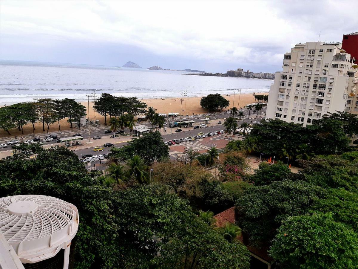 Rio De Janeiro, Copacabana Vista Mar Lägenhet Exteriör bild